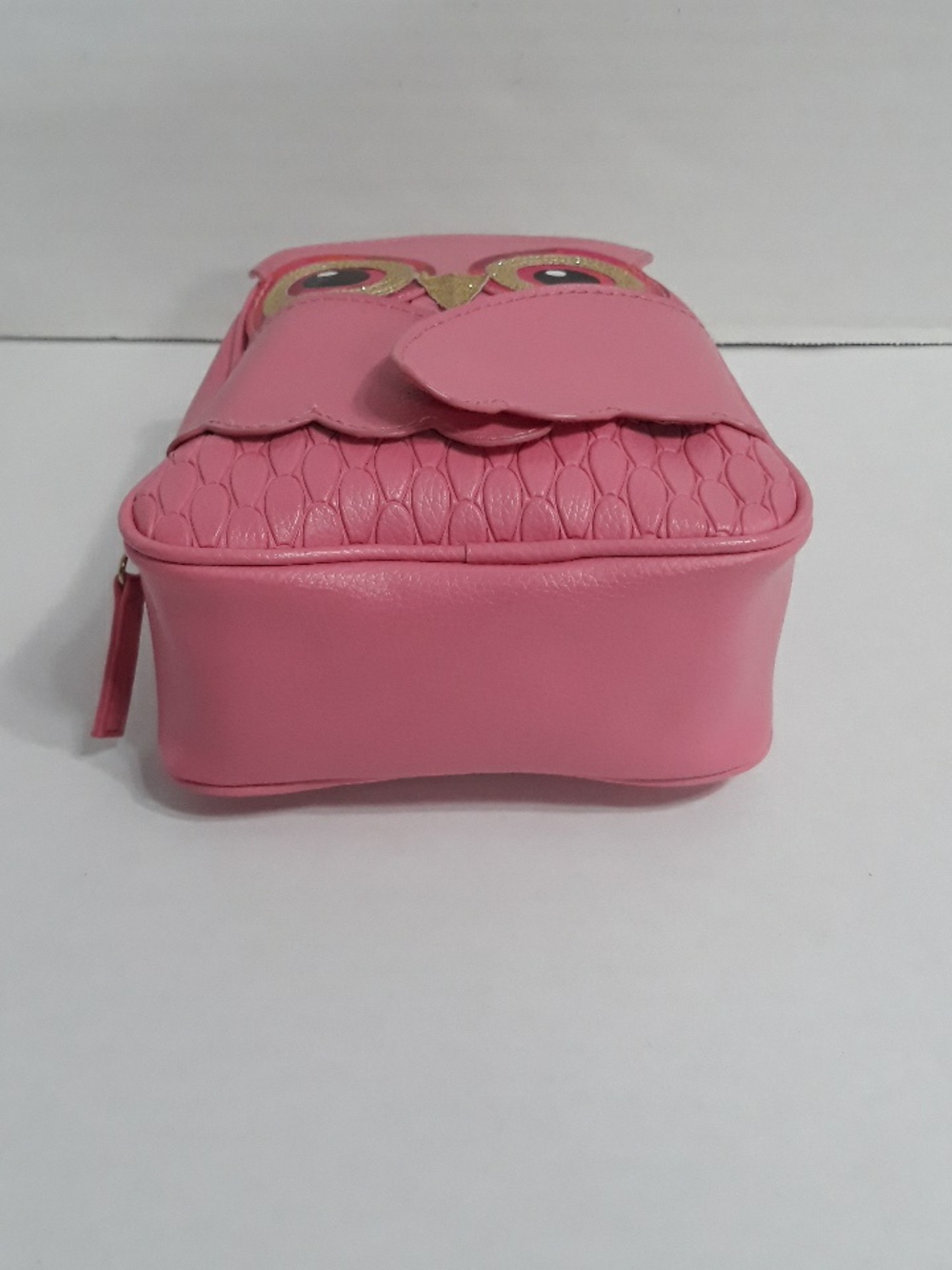 Bath & Body Works Pink & Gold Owl Mini Cosmetic Bag *GUC* - Picture 3 of 7